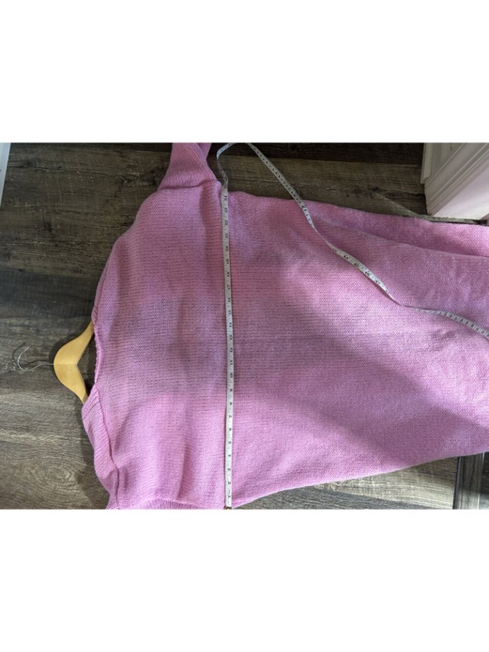 Pink Long Duster Cardigan Open Sweater Women's SZ XXL Chic Classy Unbranded - Picture 7 of 8